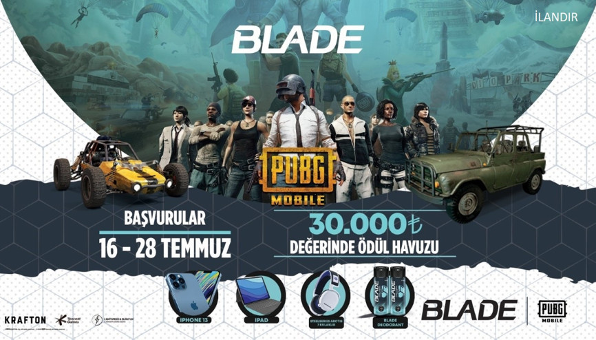 Blade Deodorant sponsorluğunda Pubg Mobile Turnuvası başlıyor