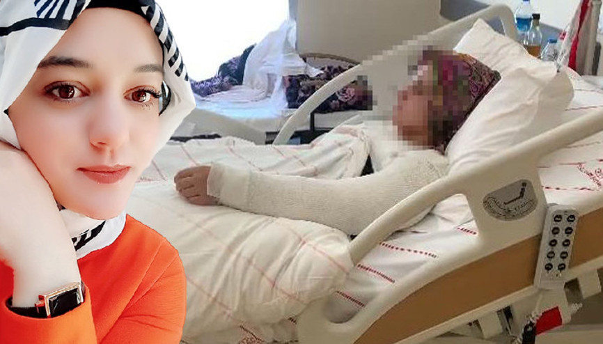 Kimyasallı dehşet Yüzüme attığı sıvı, demir kapının boyasını dahi eritmiş