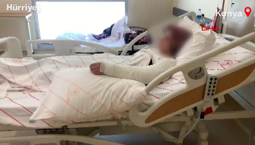 Kimyasallı dehşet Yüzüme attığı sıvı, demir kapının boyasını dahi eritmiş
