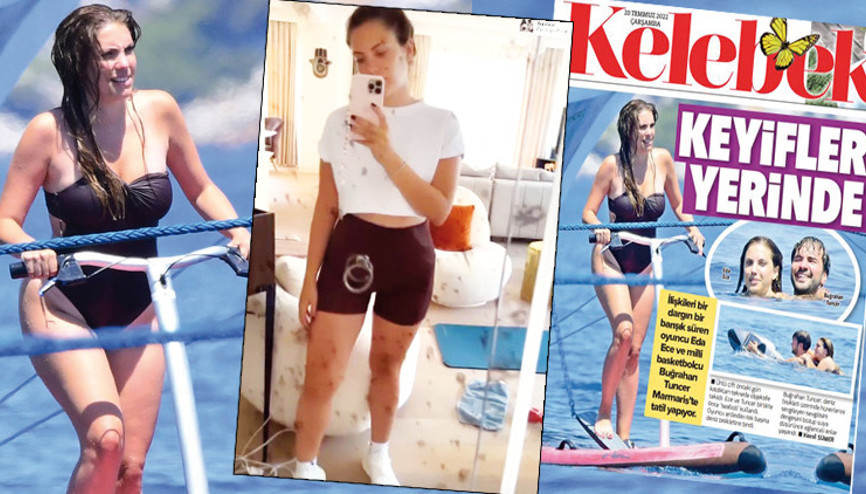 Mayolu fotoğraflarının ardından spora başladı