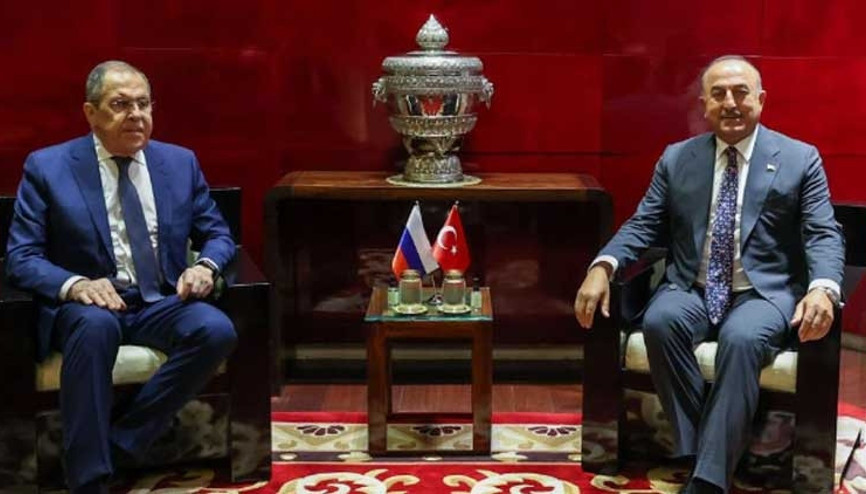 Bakan Çavuşoğlu, Rus mevkidaşı Lavrov ile görüştü