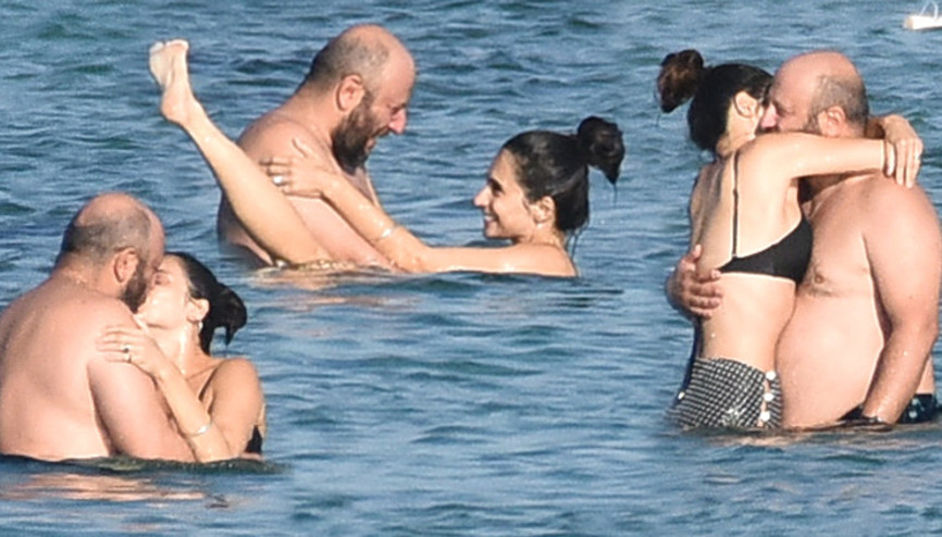 Meriç Aral ve Serkan Keskinin romantik anları