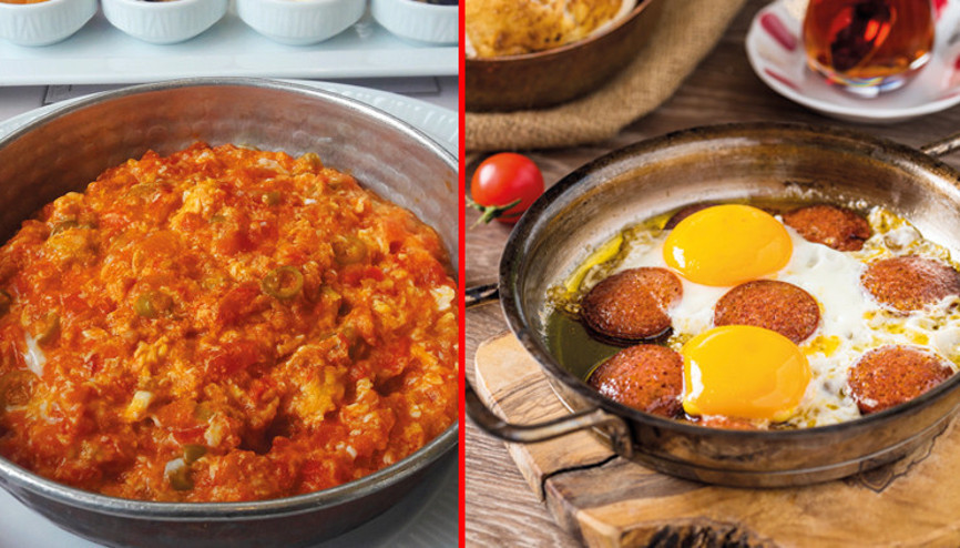 Menemen mi sucuklu yumurta mı