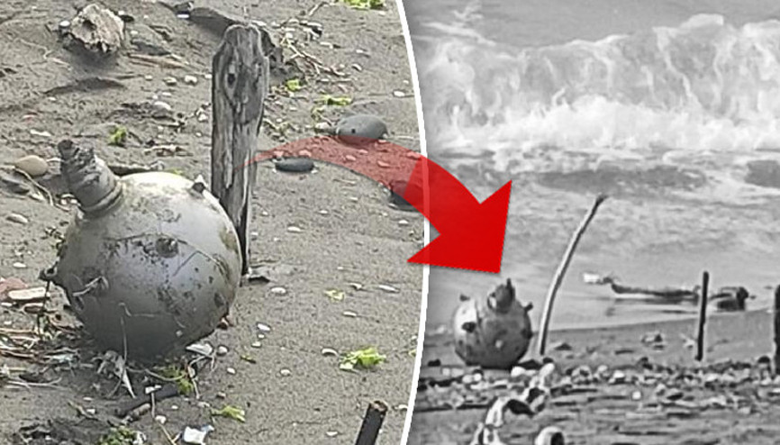 Orduda deniz mayını alarmı: İmha edildi