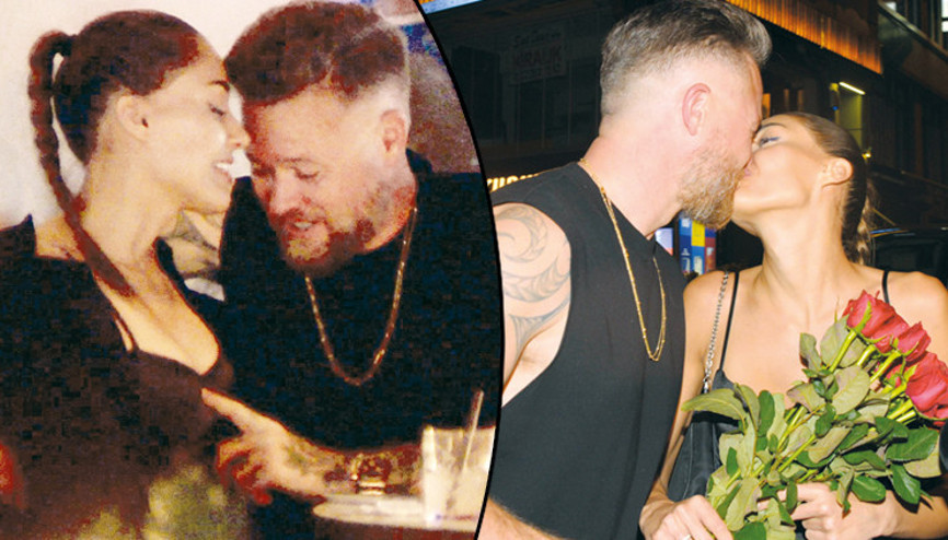 Dilan Çiçek Denizden nişanlısına teşekkür öpücüğü