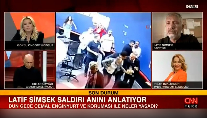 Latif Şimşek saldırı anını CNN TÜRKte anlattı Latif Şimşek saldırı anını CNN TÜRKte anlattı