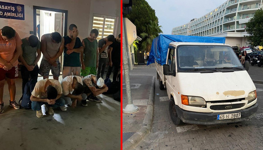 Avrupaya geldikleri hayaliyle Muğlaya indiler polise yakalandılar