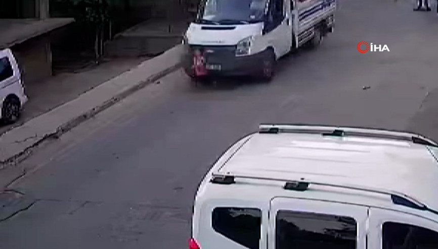 Batmanda mucize kurtuluş kamerada