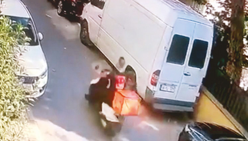 Tacizci kurye tutuklandı