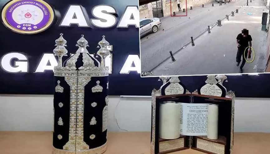 Sinagogdan el yazması Tevrat hırsızlığı