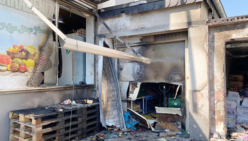 Karadeniz Market’i kundaklayan kişi yakalandı