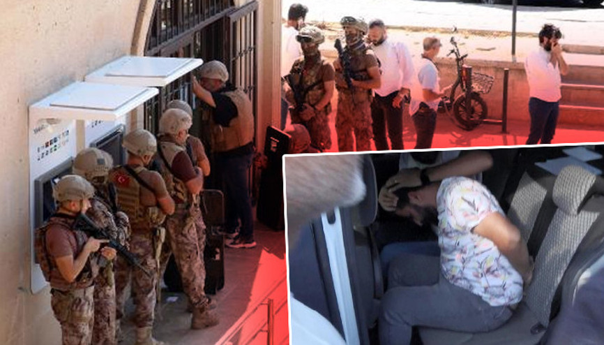 Antalyada rehine krizi sona erdi Banka müdürünü rehin alan kişi gözaltına alındı