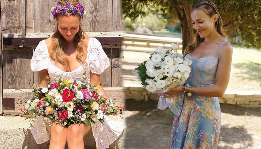 Meryem Uzerli yeni yaşını Urla’da kutladı