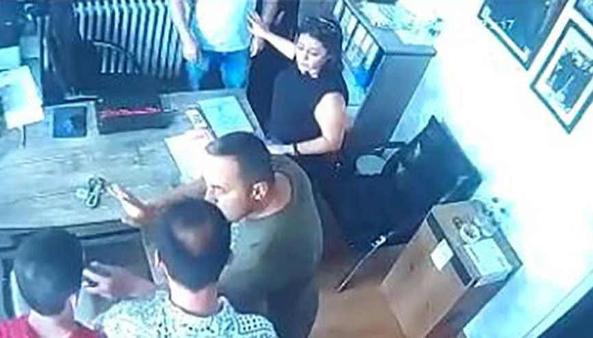 Park yeri tartışması kanlı bitmişti... Kavganın görüntüleri ortaya çıktı