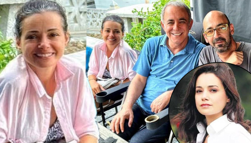 2 yıl önce eşini kaybetmişti...  Özgü Namaldan set ziyareti