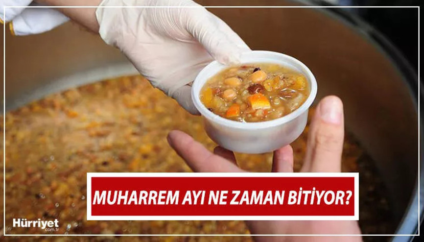 Aşure ayı ne zaman bitiyor İşte 2022 Muharrem ayı takvimi