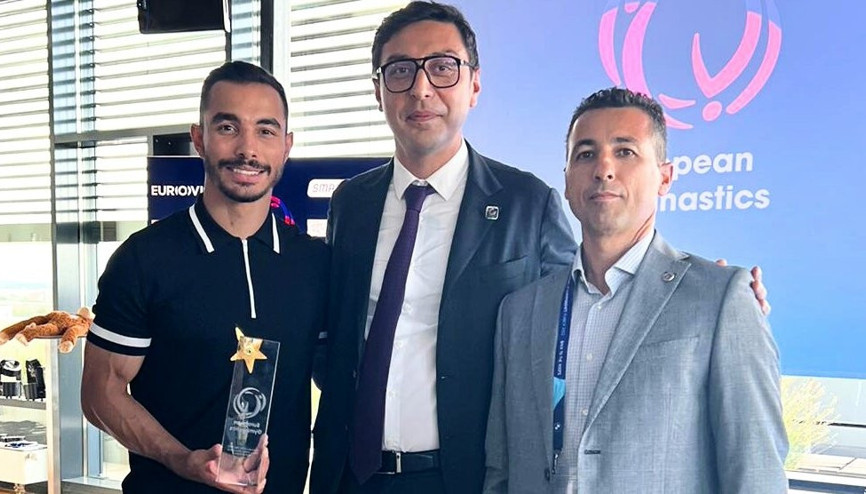 Milli cimnastikçimiz Ferhat Arıcan Yılın Sporcusu seçildi
