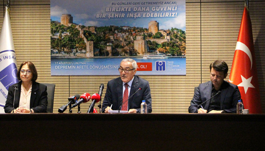 İnşaat Mühendisleri Odasından 17 Ağustos açıklaması