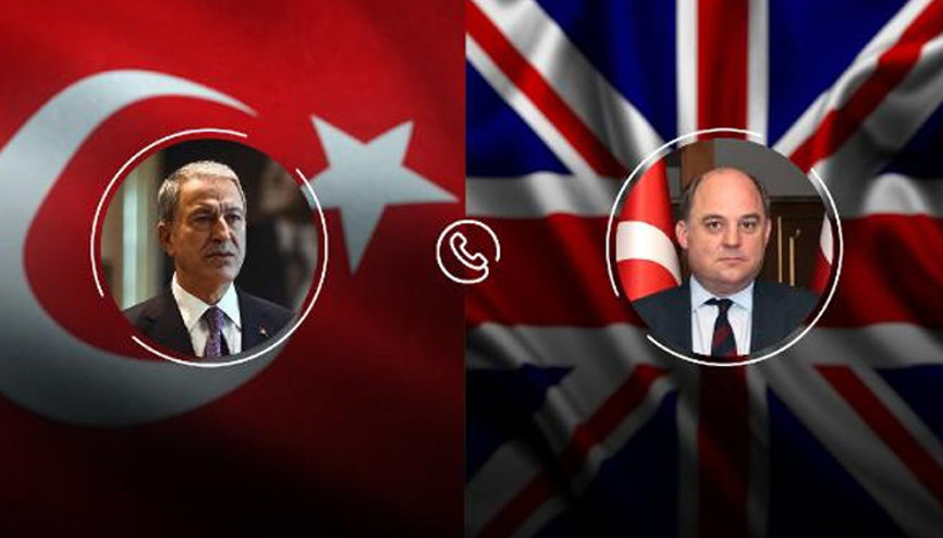 Son dakika: Bakan Akar, İngiltere Savunma Bakanı Wallace ile görüştü