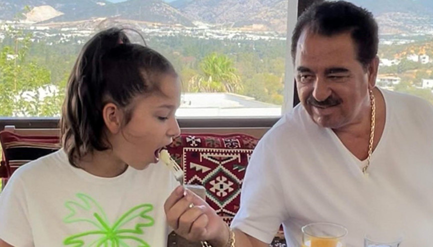 İbrahim Tatlıses kızı Elif Adayı elleriyle besledi
