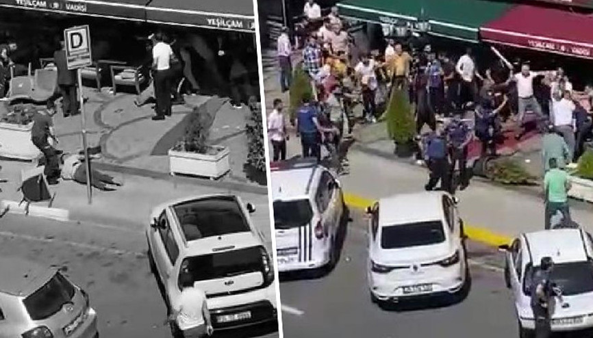 Küçükçekmecede kira zammı kavgasından yeni görüntüler