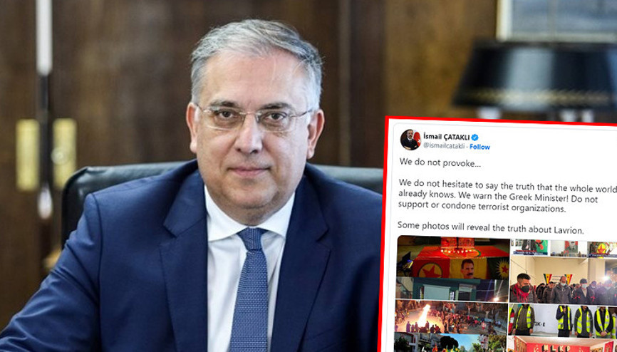 Türkiyeden Yunanistana fotoğraflı yanıt... İçişleri Bakan Yardımcısı İsmail Çataklıdan net mesaj Türkiyeden Yunanistana fotoğraflı yanıt... İçişleri Bakan Yardımcısı İsmail Çataklıdan net mesaj