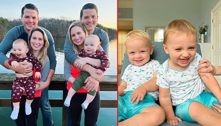 Sosyal medya bu aileyi konuşuyor… İkiz kız kardeşler ikiz erkek kardeşlerle evlendi… Çocukları birbirleriyle hem kardeş hem kuzen oldu