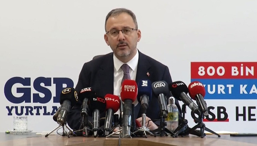 Son dakika...Bakan Kasapoğlu: Yurt kapasitesi 800 bini geçti