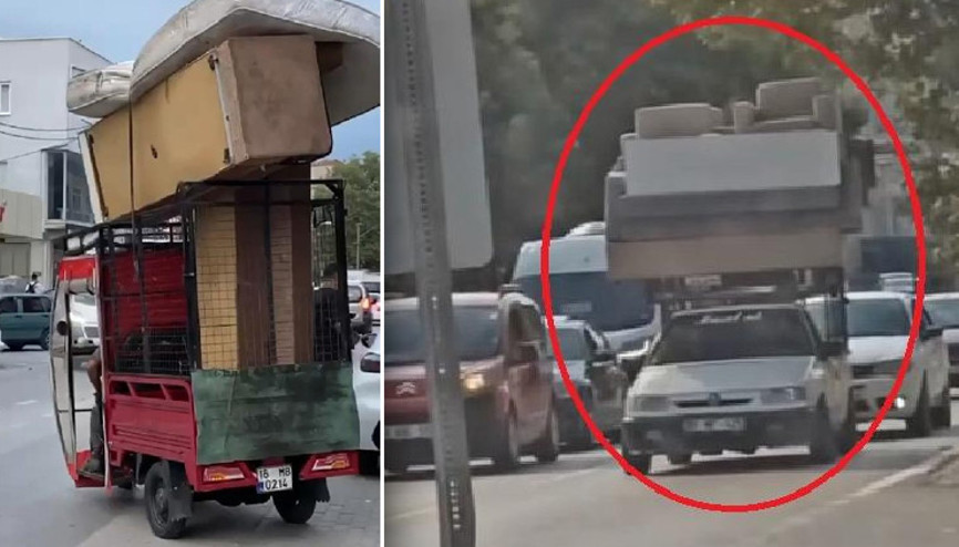 Bursada şaşkına çeviren görüntüler