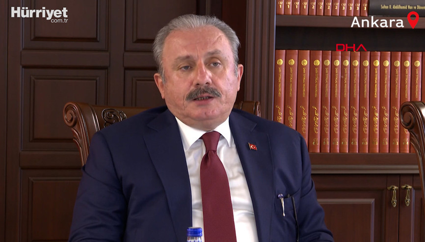 TBMM Başkanı Şentoptan Çinli muhatabına Uygur Türkleri mesajı TBMM Başkanı Şentoptan Çinli muhatabına Uygur Türkleri mesajı