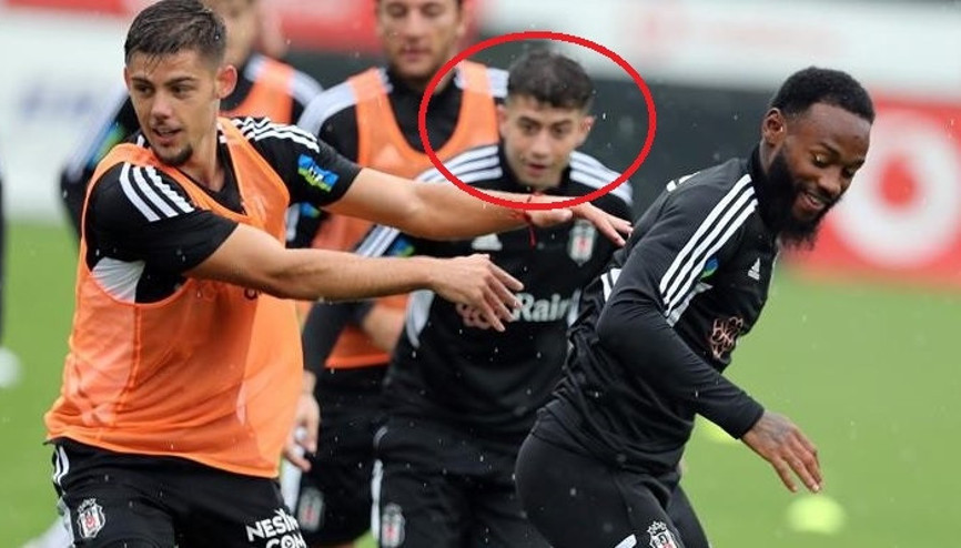 Beşiktaşta Kerem Atakan ilk kez antrenmanda Ghezzal katılmadı...