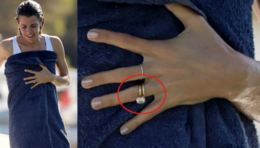 Olaylı ailenin güzel yüzü tatilde: O yüzük denizde bile parmağından çıkmadı