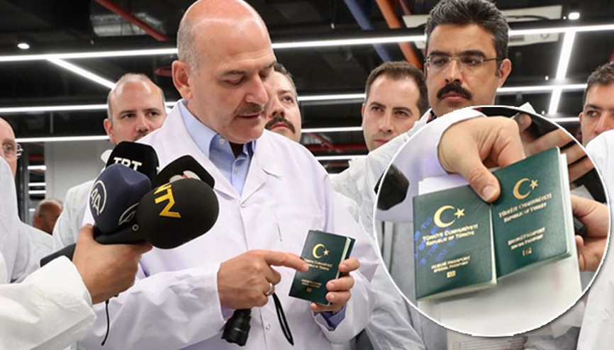 Bakan Soylu duyurdu: Yerli ve milli pasaportu basmaya başlıyoruz