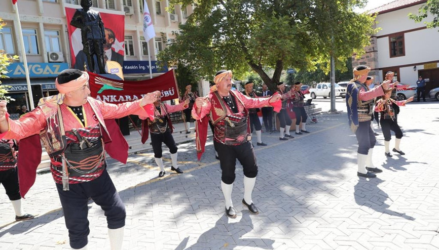 Seymenlerden Ayaş’ta gösteri