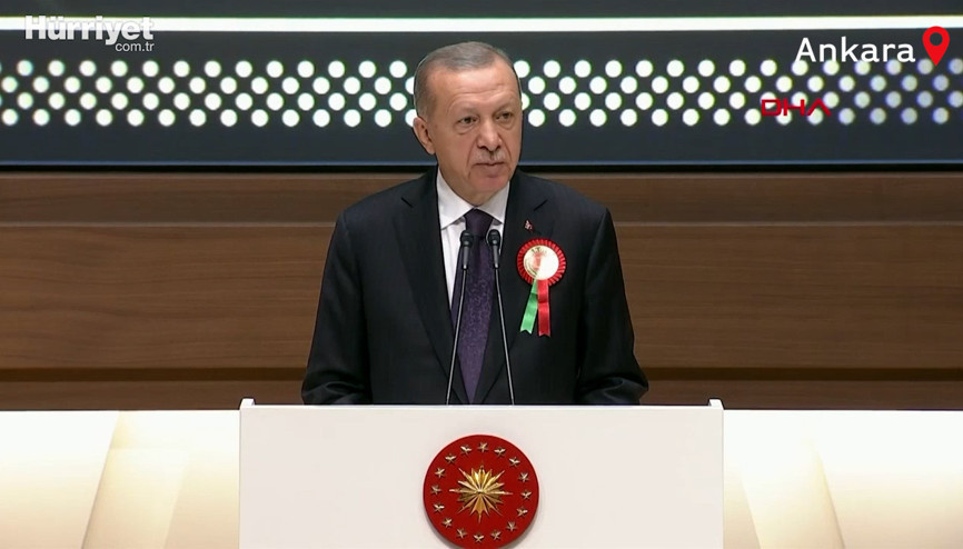 Cumhurbaşkanı Erdoğan, 2022-2023 Adli Yıl Açılış Töreninde açıklamalarda bulundu