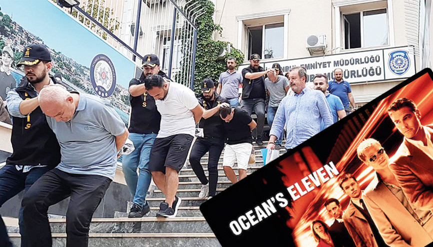 Peruklu dublörlü vurgun Oceans Fatih çetesi çökertildi