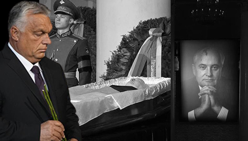 Rusyadan Mihail Gorbaçova veda Cenaze törenine dünya liderlerinden sadece Viktor Orban katıldı...