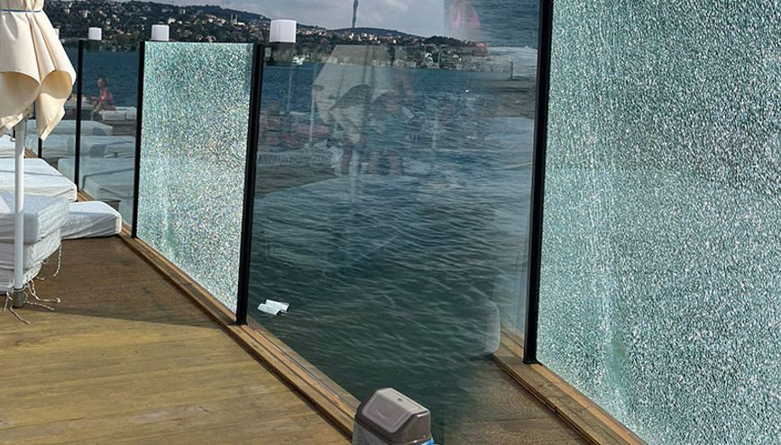 Galatasaray Adası’na yorgun mermi isabet etti Başkan Dursun Özbekten açıklama ve olaydan fotoğraflar...