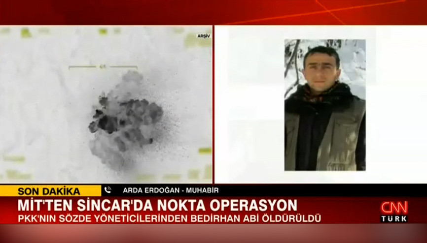 MİTten Sincarda nokta operasyon Bedirhan Abi etkisiz hale getirildi