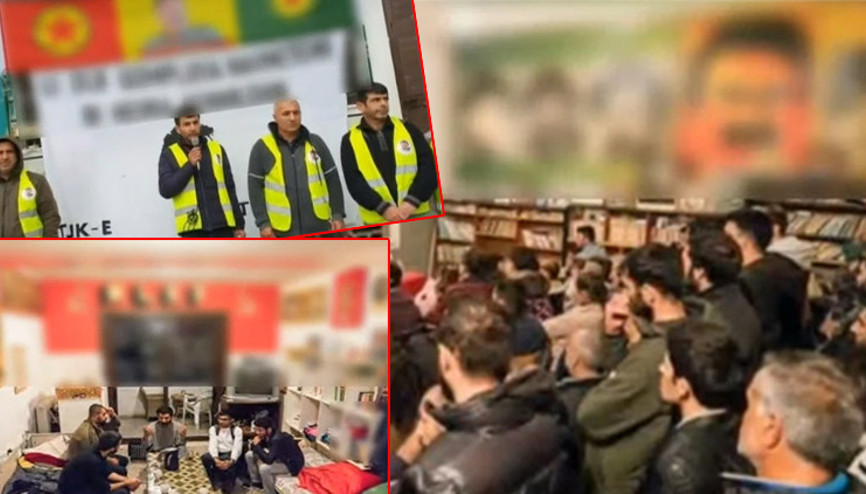 Burası Kandil değil Yunanistandaki terör yuvası Lavrion Kampı’ndan şoke eden görüntüler