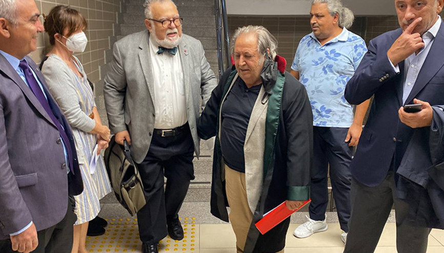 Prof. Dr. Celal Şengör adliyeye geldi