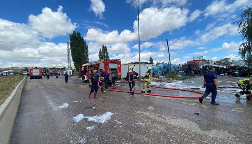 Hurdacılar Sitesi’nde yangın
