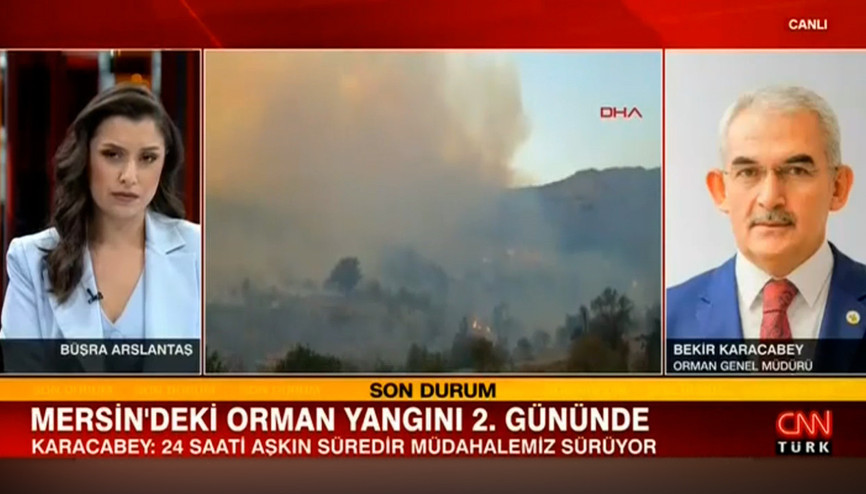 Orman Genel Müdürü son durumu canlı yayında anlattı Orman Genel Müdürü son durumu canlı yayında anlattı
