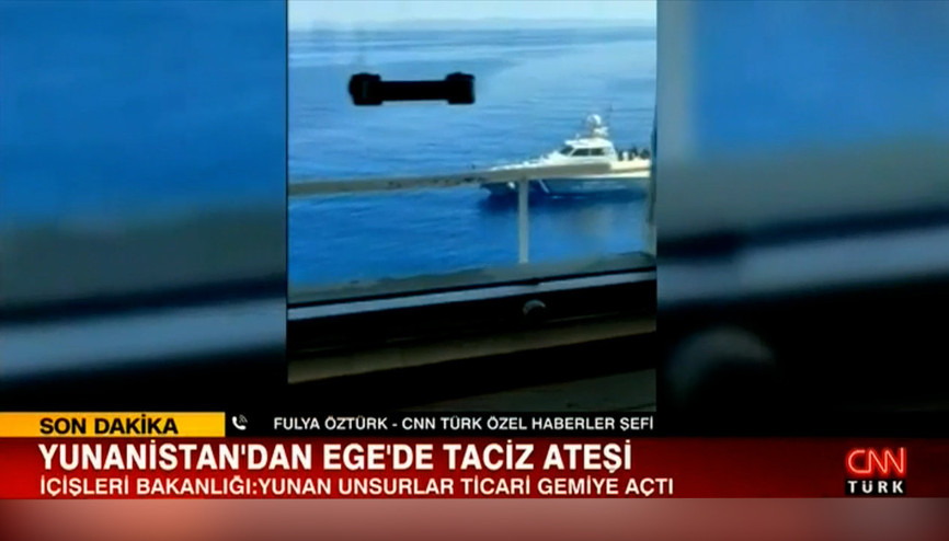 Sahil Güvenlik Komutanlığı: 2 Yunanistan Sahil Güvenlik unsuru uluslararası sulardaki gemiye taciz ateşi açtı Sahil Güvenlik Komutanlığı: 2 Yunanistan Sahil Güvenlik unsuru uluslararası sulardaki gemiye taciz ateşi açtı