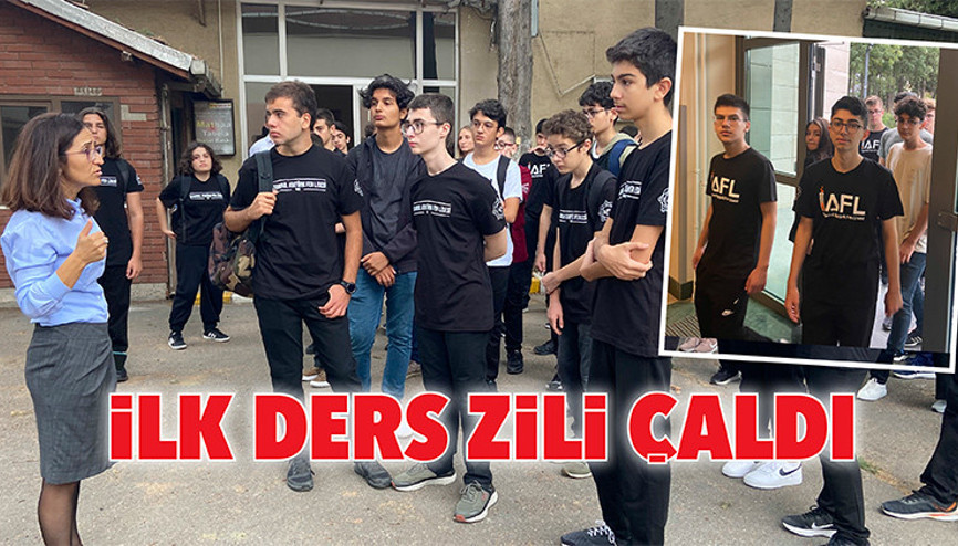 İlk ders zili çaldı