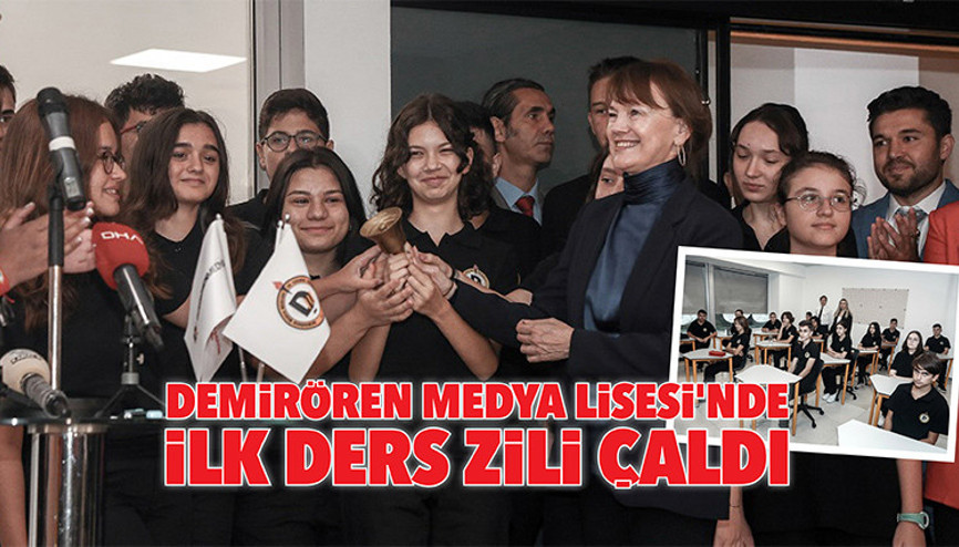 Demirören Medya Lisesinde ilk ders zili çaldı Demirören Medya Lisesinde ilk ders zili çaldı