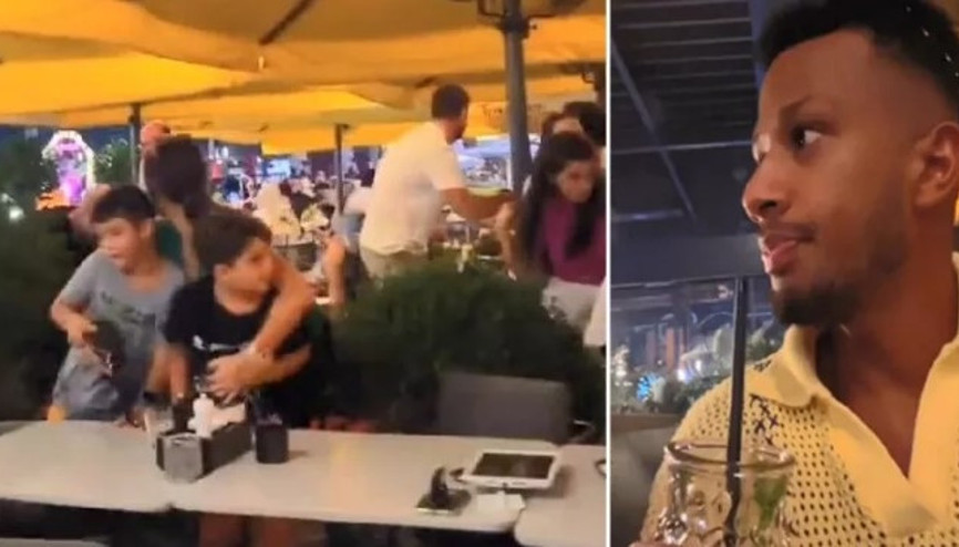 Çatışmanın ortasında herkes kaçarken limonata içmeye devam etti