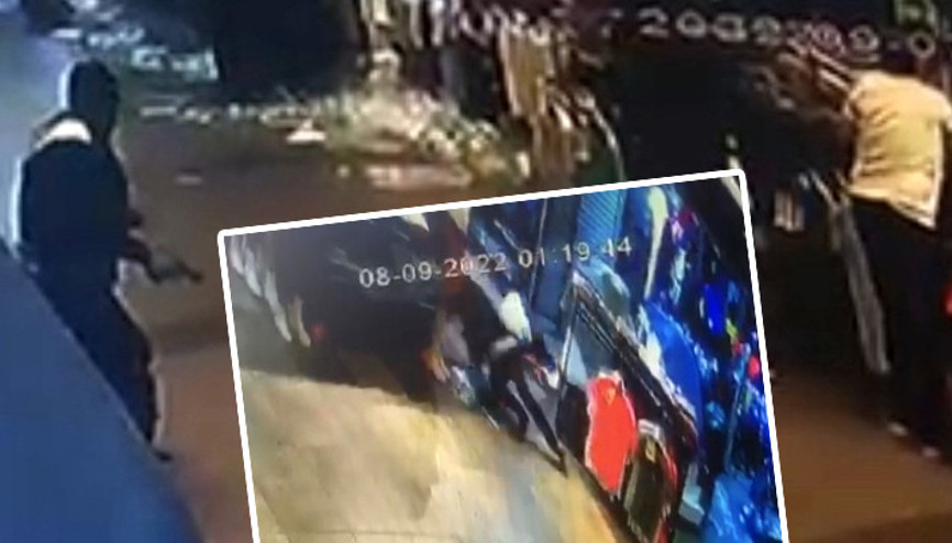 Eminönü Yeraltı Çarşısı savaş alanına döndü 7 kişinin yaralandığı çatışma kamerada