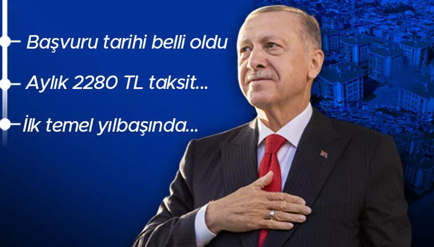 Cumhurbaşkanı Erdoğan, 2+1 ve 3+1 ev fiyatlarını açıkladı