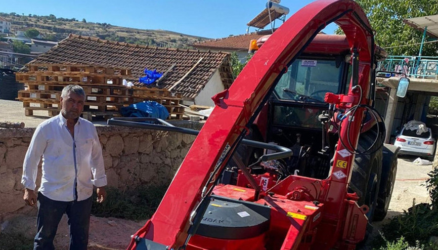 Manisada korkunç olay Silaj makinesine kaptırdığı sol ayağı koptu